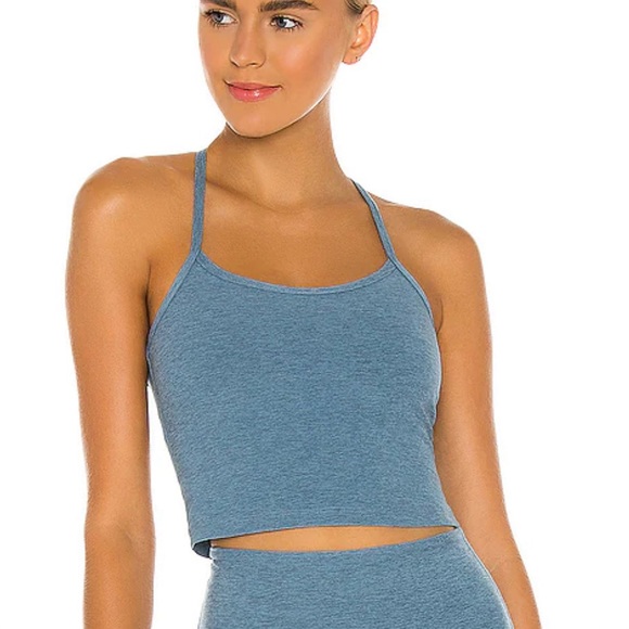 Spacedye Slim Racerback Cropped Tank
